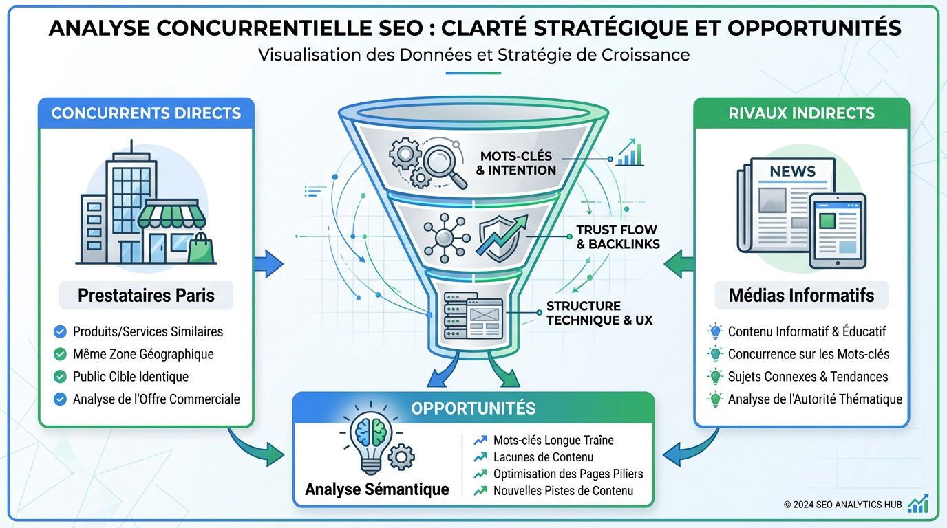 Analyse de la concurrence SEO - illustration