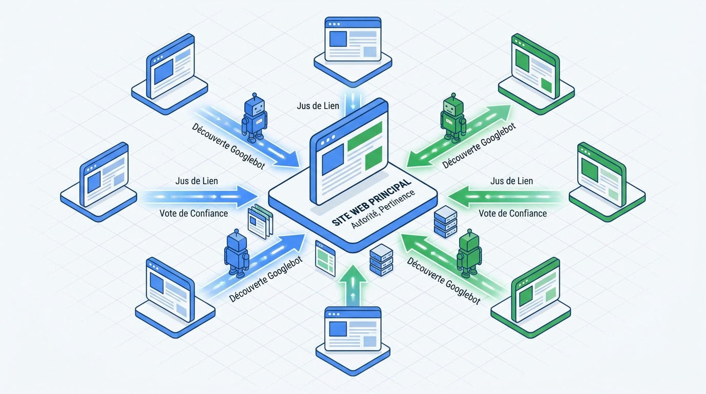 Backlink SEO - illustration