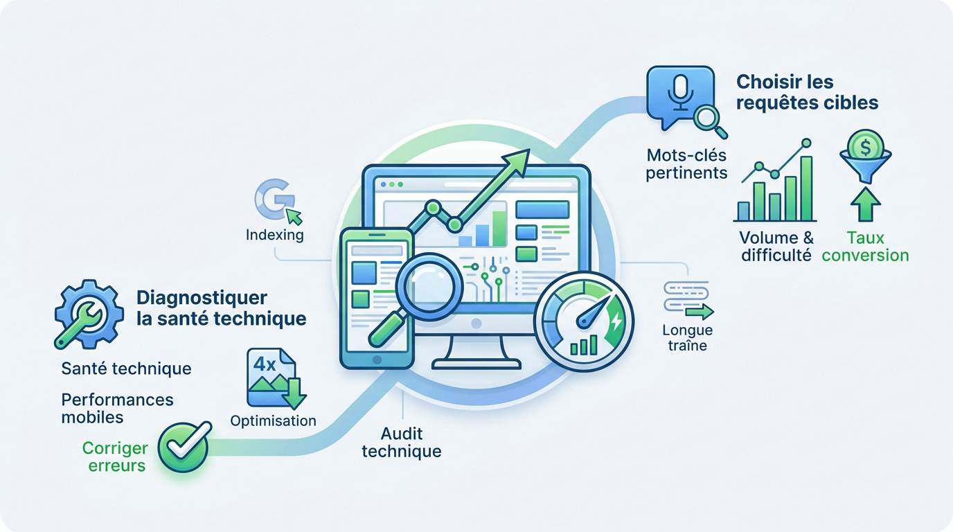 Construire une stratégie SEO - illustration
