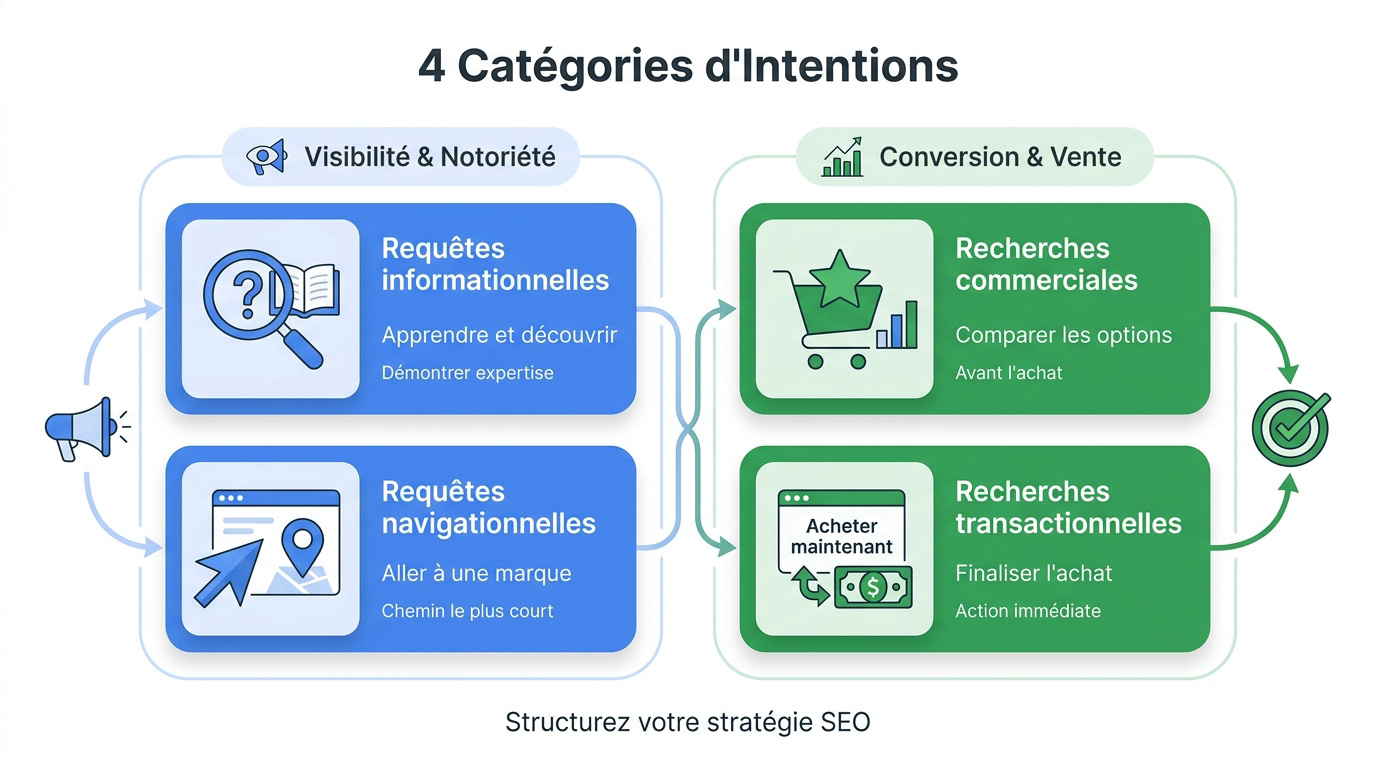 Intention de recherche SEO - illustration