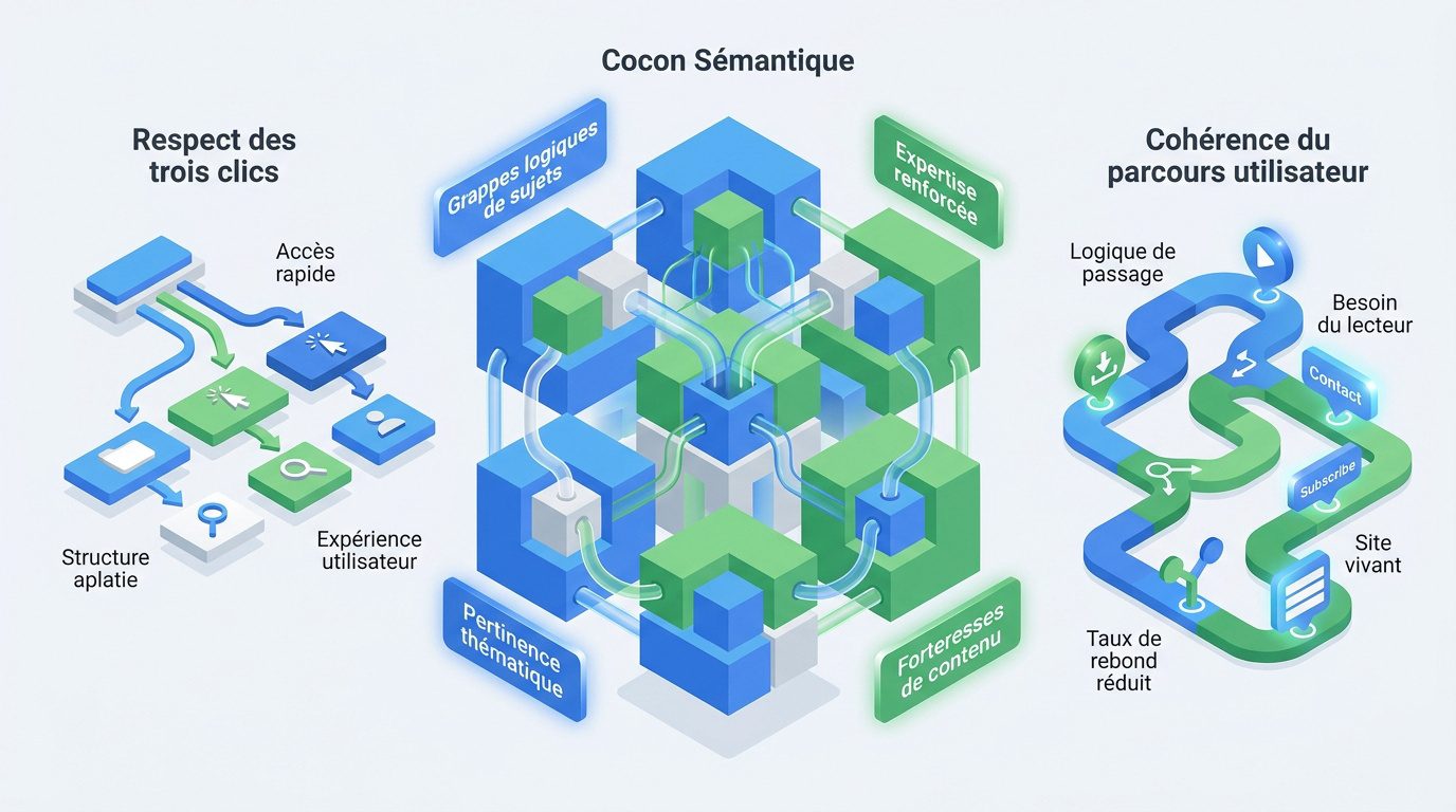 Maillage interne SEO - illustration