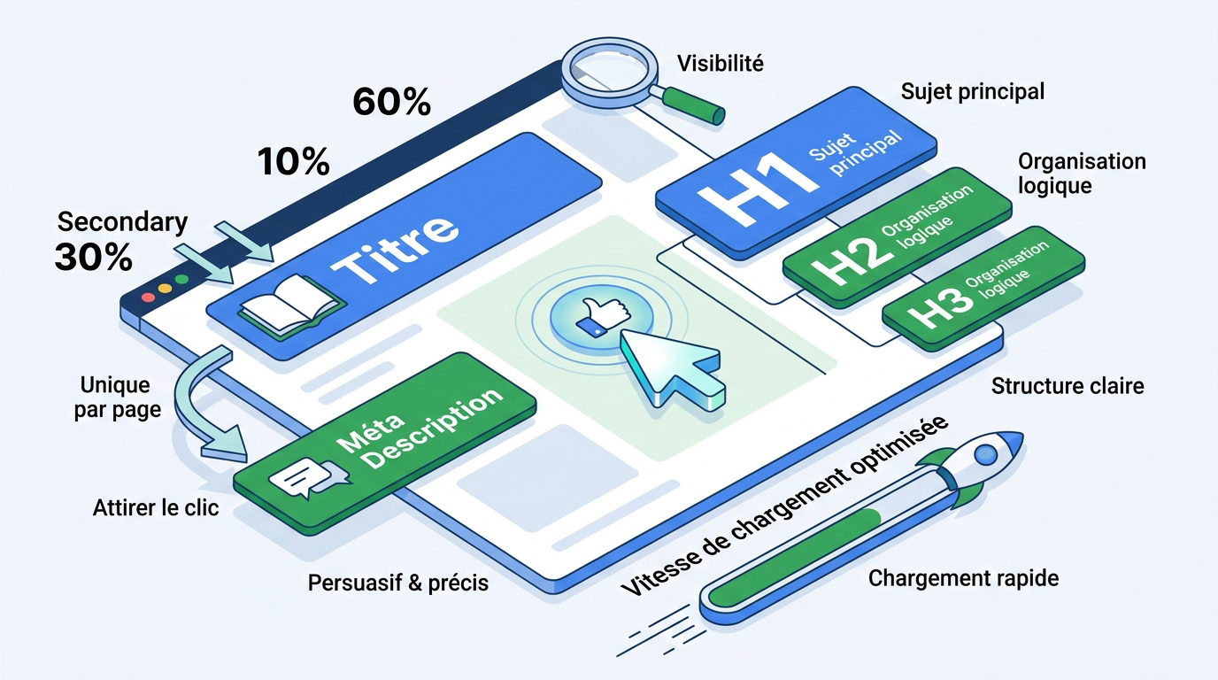 Optimisation SEO on-page - illustration