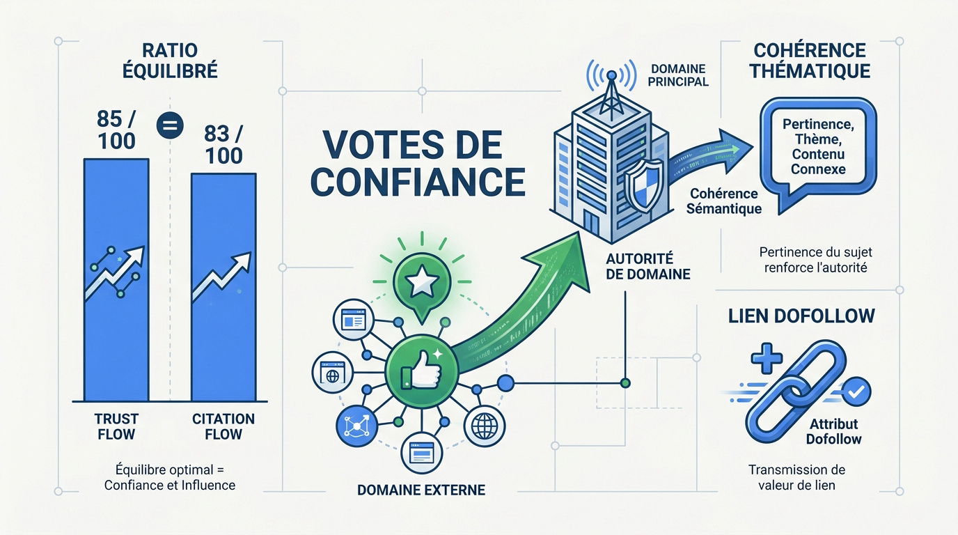 Qualité d'un backlink - illustration