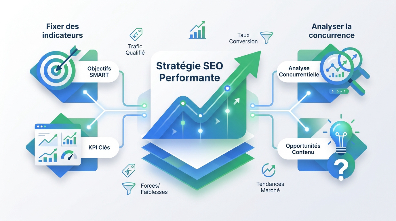 Stratégie de contenu SEO - illustration