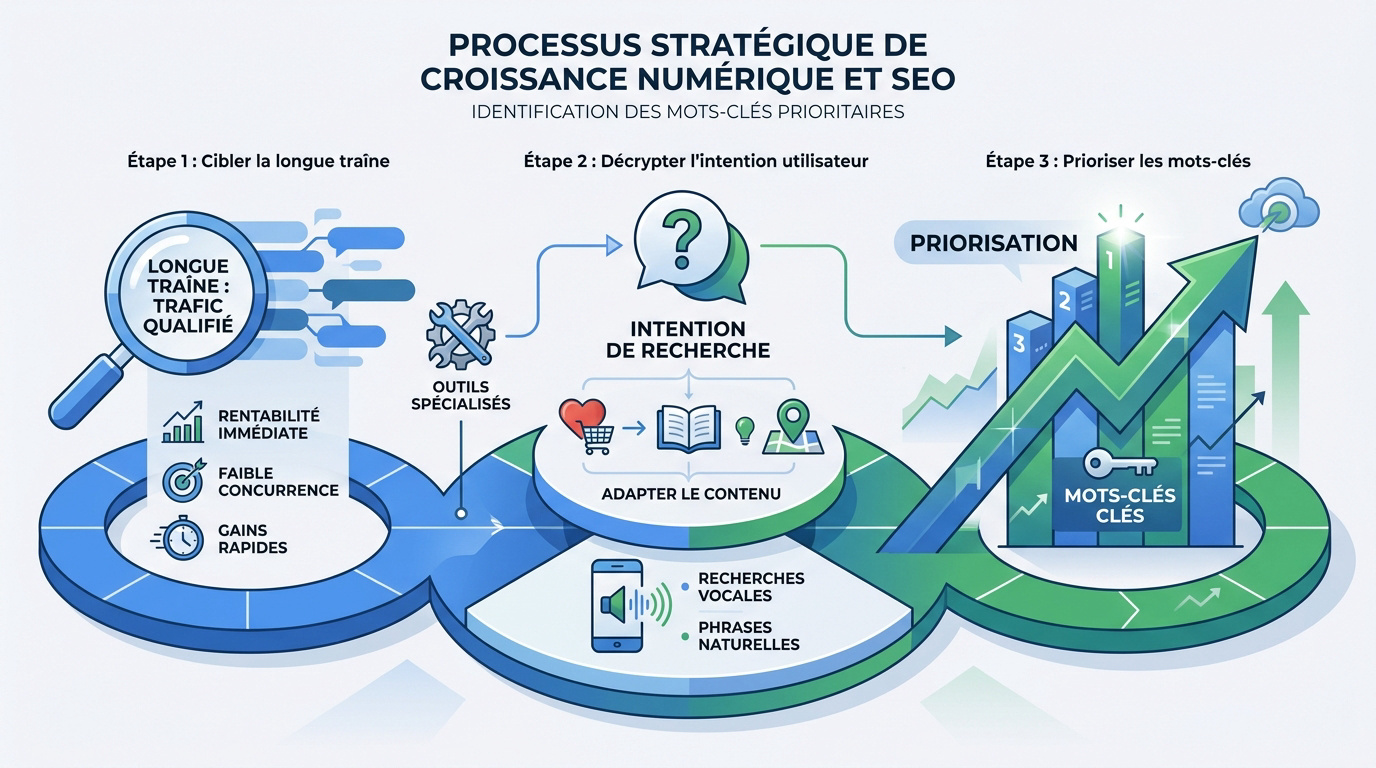 Stratégie de contenu SEO - illustration