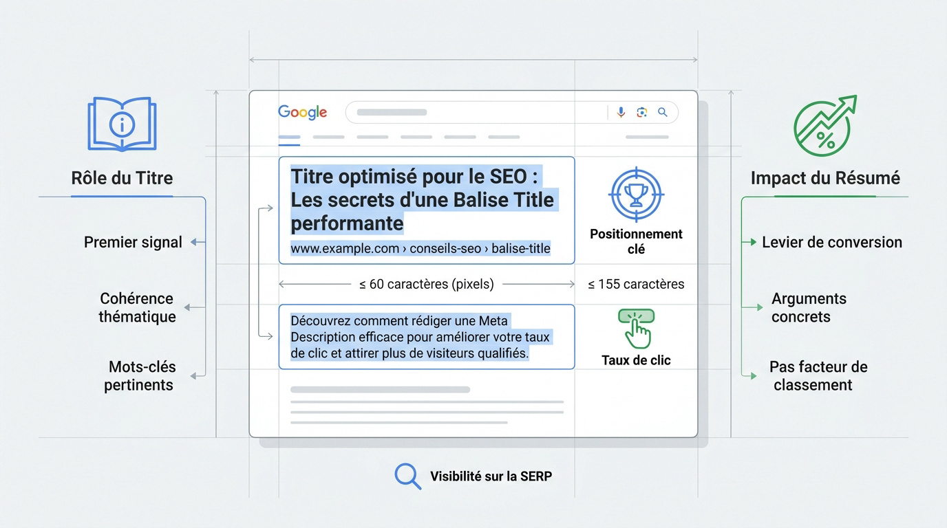 Title et meta description - illustration